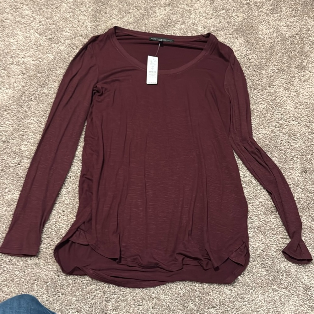 NWT WHITE HOUSE BLACK MARKET LONG SLEEVE LEGGING TEE